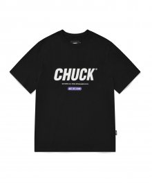 [에센셜] 시그니처 로고 티셔츠 (블랙)