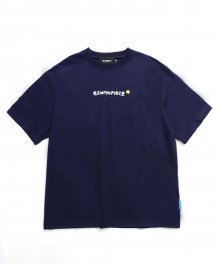 [EZwithPIECE] EWP LOGO TEE (NAVY)