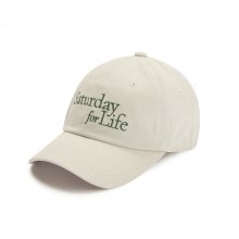 Saturday for life Cap (ivory)