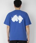 어그로(AGGRO) 키보드 샷건 반팔 티셔츠 BLUE