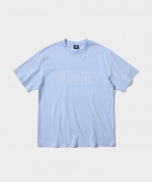 리니어 로고 티셔츠 - 스카이 블루