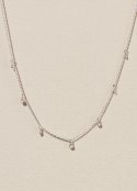 앙쥬오도르(ANGE ODOR) Cubic Fine Necklace Silver