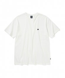 W LOGO SS T-SHIRT (WHITE)