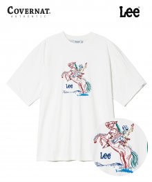LEE X COVERNAT LEE 보이 티셔츠 화이트