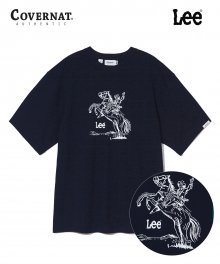 LEE X COVERNAT LEE 보이 티셔츠 네이비