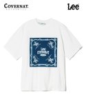 커버낫(COVERNAT) LEE X COVERNAT 반다나 티셔츠 화이트