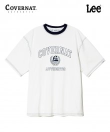 LEE X COVERNAT 아치 로고 티셔츠 화이트