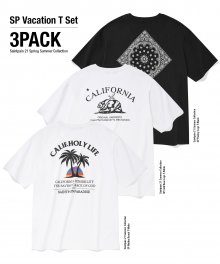 [3-PACK] SP 베케이션 티셔츠 세트