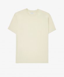 수피마 코튼 세미오버핏 티셔츠 (콘실크)