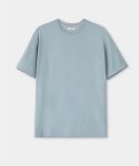 쿠어(COOR) 수피마 코튼 세미오버핏 티셔츠 (블루그레이)