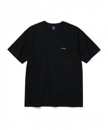 WAVY LOGO SS T-SHIRT (BLACK)