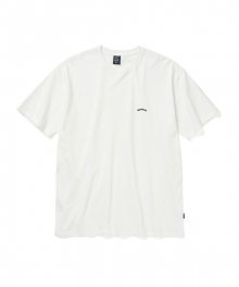 WAVY LOGO SS T-SHIRT (WHITE)