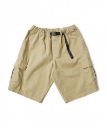 OVERSIZED CARGO SHORTS (BEIGE)