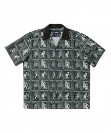 PORTRAIT GRID SS SHIRT (BLACK)