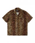 VELVET DRILL SS SHIRT (BROWN)