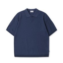 EASY FIT COLLAR KNIT(Navy)