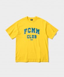 스포츠 클럽 티셔츠 - 옐로우(아울렛)