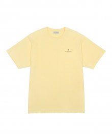 플레이티드 백로고 티셔츠 옐로우 LF1SKN1433