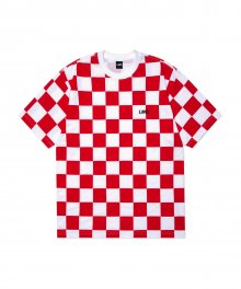 LMC CHECKERBOARD TEE red