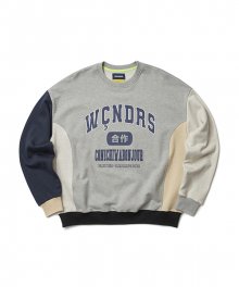 COLLEGE COLOR SWEATSHIRT (GREY)