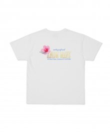플라워 티셔츠 KNT015m(OFF WHITE)