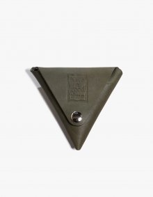 Leather Coin Case - Military