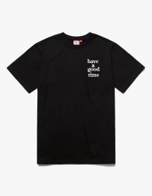 Logo Embroidered S/S Tee - Black