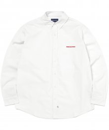 (SS21) T-Logo Oxford Shirt White