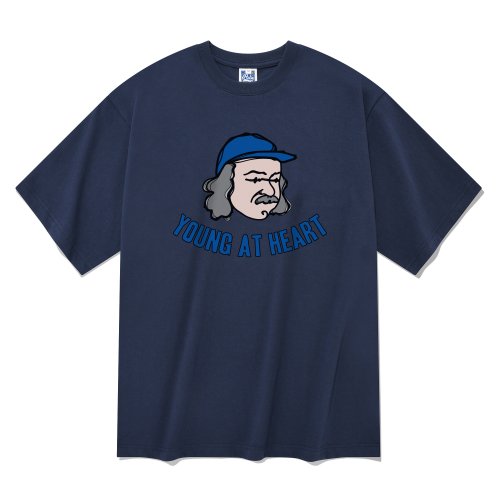 라디네오() 영 앳 하트 네이비 반팔 티셔츠 상품 이미지