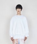 (D V-NECK SWEATSHIRT (WHITE)