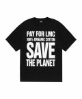 LMC SAVE THE PLANET ORGANIC TEE black