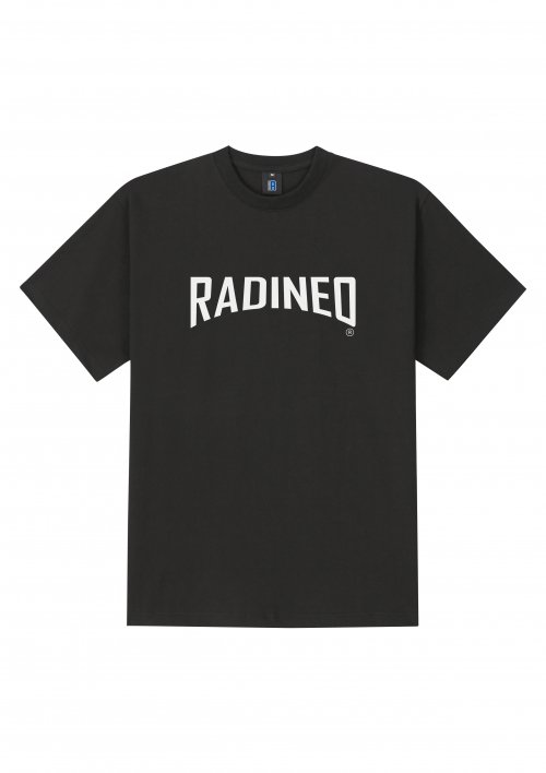 라디네오() 아치 로고 블랙 반팔 티셔츠 상품 이미지