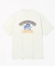 Croffle KKAHO Short Sleeve T-Shirt T51 Cream