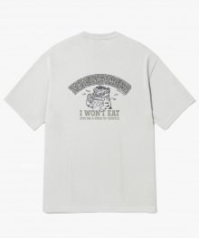Croffle KKAHO Short Sleeve T-Shirt T51 Light Gray