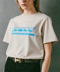 Riding Club Half-Sleeve T-shirt [Light Beige]