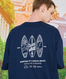 LANIKAI BEACH T-shirt navy