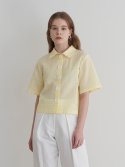 라비올렛트(LA VIOLETTE) Back Cutout Shirt (Lemon)