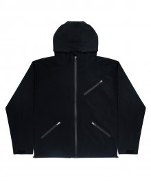 S/T NYION ANORAK JACKET - BLACK
