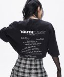 유스크루(YOUTHKREW) YK 소연 티셔츠-블랙