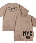 라이프 아카이브(LIFE) 라이프 NYC 티셔츠_모카