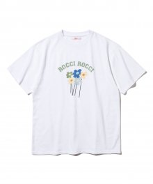 Arch Logo Flower T-shirt [WHITE]