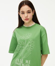 Flower Vase T-shirt [GLASS GREEN]
