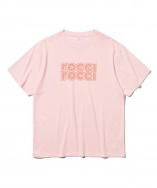 Double Line Logo T-shirt [BLOOMING PINK]