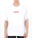 어그로(AGGRO) 컬러풀 로고 티셔츠 WHITE