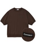 커버낫(COVERNAT) 와플 스티치 티셔츠 브라운