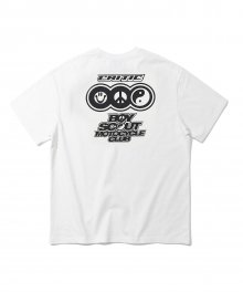 MOTOCYCLE CLUB 반팔 티셔츠 White