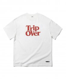 TRIP OVER 반팔 티셔츠 White