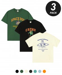 [3PACK] 베어 앤 독 시리즈 티셔츠