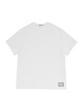 테리 코튼 세미오버 핏 티셔츠 화이트 LF1SKN3801