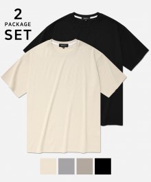 [패키지]유니섹스 소프트 니트 티셔츠